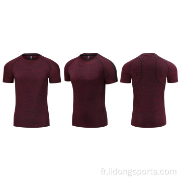 Men Gym T-shirt de fitness sec rapide